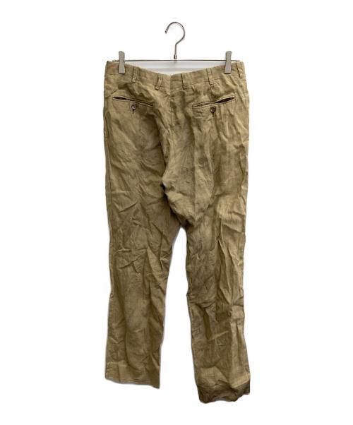 POLO RALPH LAUREN（ポロ・ラルフローレン）POLO RALPH LAUREN (ポロ・ラルフローレン) イタリア製 リネンパンツ ベージュ サイズ:32の古着・服飾アイテム