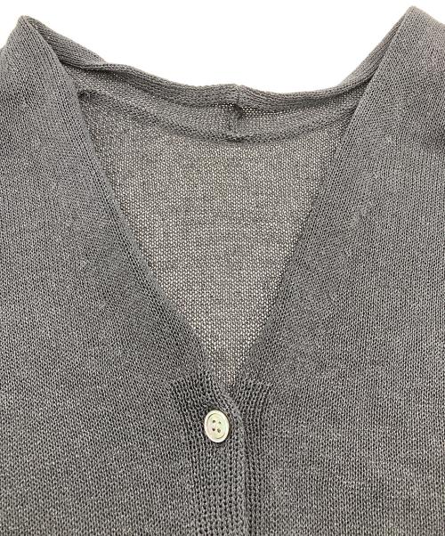 Spick and Span（スピック＆スパン）Spick and Span (スピック＆スパン) ペーパーヤーンカーディガン ブラック サイズ:FREEの古着・服飾アイテム