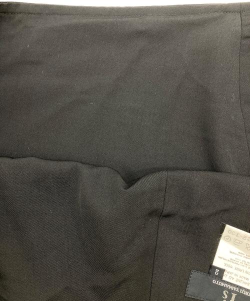 Y's（ワイズ）Y's (ワイズ) ウールロングスカート ブラック サイズ:2の古着・服飾アイテム