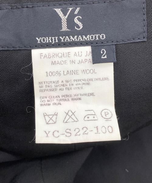 Y's（ワイズ）Y's (ワイズ) ウールロングスカート ブラック サイズ:2の古着・服飾アイテム