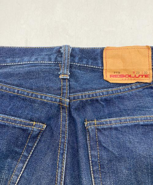 RESOLUTE（リゾルト）RESOLUTE (リゾルト) デニムパンツ ブルー サイズ: W29×L32の古着・服飾アイテム