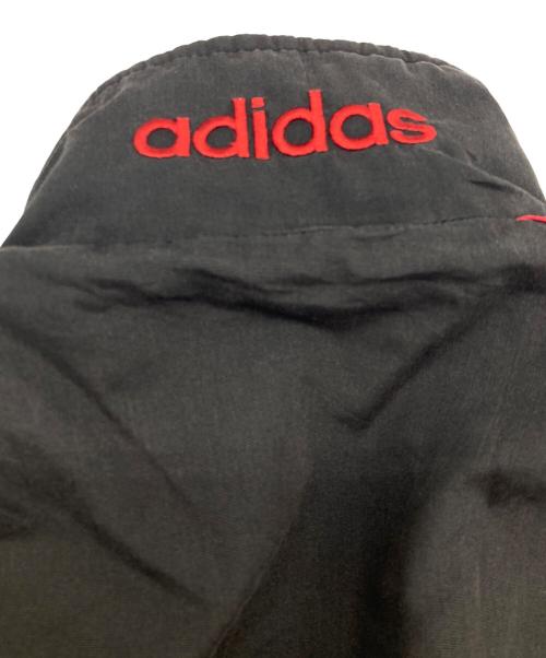 adidas（アディダス）adidas (アディダス) 90’Sナイロンジャケット ブラック×レッド サイズ:Mの古着・服飾アイテム