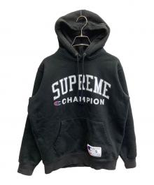 Champion×SUPREME（チャンピオン×シュプリーム）の古着「17SS HOODED SWEATSHIRT」｜ブラック