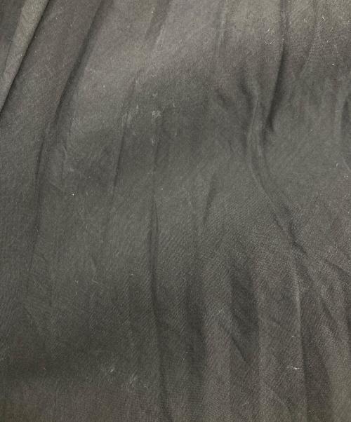 MORTINIQUE（マルティニーク）MORTINIQUE (マルティニーク) トリアセリネンワンピース ブラック サイズ:FREEの古着・服飾アイテム