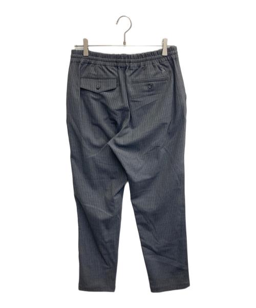 POLO RALPH LAUREN（ポロ・ラルフローレン）POLO RALPH LAUREN (ポロ・ラルフローレン)  CLASSIC TAPER　ストライプイージーパンツ グレー サイズ:Sの古着・服飾アイテム