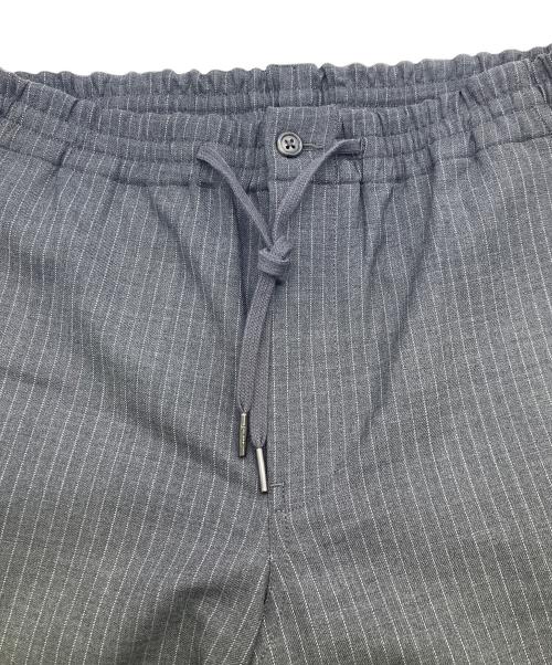 POLO RALPH LAUREN（ポロ・ラルフローレン）POLO RALPH LAUREN (ポロ・ラルフローレン)  CLASSIC TAPER　ストライプイージーパンツ グレー サイズ:Sの古着・服飾アイテム