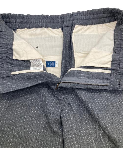 POLO RALPH LAUREN（ポロ・ラルフローレン）POLO RALPH LAUREN (ポロ・ラルフローレン)  CLASSIC TAPER　ストライプイージーパンツ グレー サイズ:Sの古着・服飾アイテム