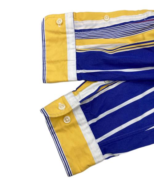 POLO RALPH LAUREN（ポロ・ラルフローレン）POLO RALPH LAUREN (ポロ・ラルフローレン) CLASSIC FIT ボタンダウンシャツ ブルー×イエロー サイズ:16-Ⅼの古着・服飾アイテム
