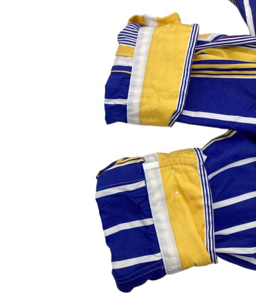 POLO RALPH LAUREN（ポロ・ラルフローレン）POLO RALPH LAUREN (ポロ・ラルフローレン) CLASSIC FIT ボタンダウンシャツ ブルー×イエロー サイズ:16-Ⅼの古着・服飾アイテム