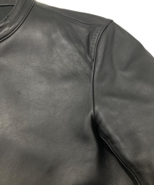 LIDnM（リドム）LIDnM (リドム) ラムレザーシングルライダースジャケット ブラック サイズ:Mの古着・服飾アイテム