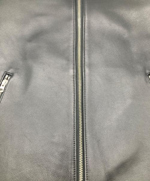 LIDnM（リドム）LIDnM (リドム) ラムレザーシングルライダースジャケット ブラック サイズ:Mの古着・服飾アイテム