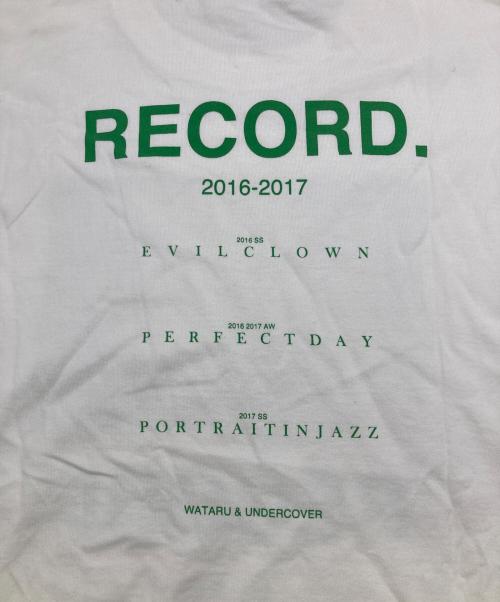 UNDERCOVER（アンダーカバー）UNDERCOVER (アンダーカバー) RECORD  フォトプリント半袖Tシャツ ホワイト サイズ:3の古着・服飾アイテム