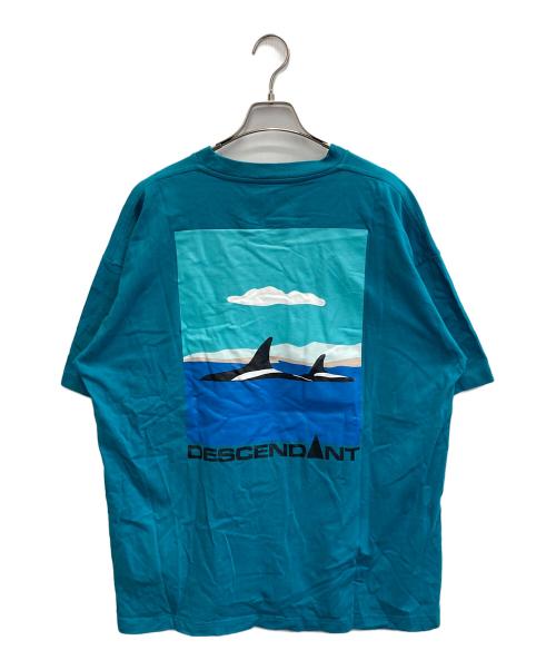 DESCENDANT（ディセンダント）DESCENDANT (ディセンダント) 25ss ENVIRONMENT ORGANIC COTTON SS TEAL ブルー サイズ:3の古着・服飾アイテム