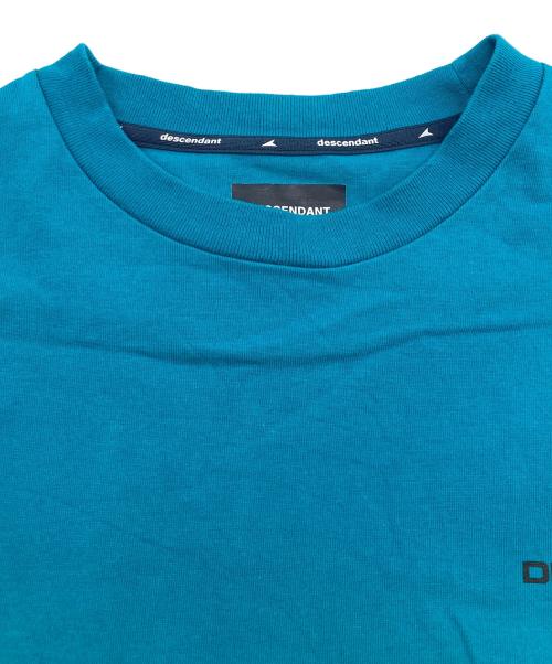 DESCENDANT（ディセンダント）DESCENDANT (ディセンダント) 25ss ENVIRONMENT ORGANIC COTTON SS TEAL ブルー サイズ:3の古着・服飾アイテム
