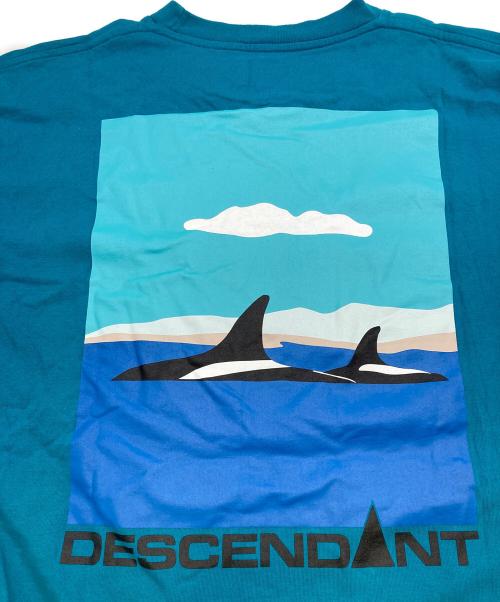 DESCENDANT（ディセンダント）DESCENDANT (ディセンダント) 25ss ENVIRONMENT ORGANIC COTTON SS TEAL ブルー サイズ:3の古着・服飾アイテム