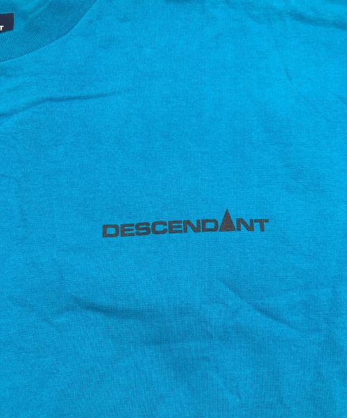 DESCENDANT（ディセンダント）DESCENDANT (ディセンダント) 25ss ENVIRONMENT ORGANIC COTTON SS TEAL ブルー サイズ:3の古着・服飾アイテム