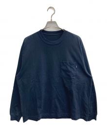 ENNOY（エンノイ）の古着「Pocket LS T-Shirt」｜ネイビー