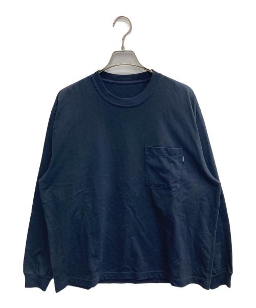ENNOY（エンノイ）ENNOY (エンノイ) Pocket LS T-Shirt ネイビー サイズ:Mの古着・服飾アイテム