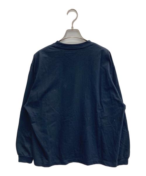 ENNOY（エンノイ）ENNOY (エンノイ) Crew LS T-Shirt ネイビー サイズ:Mの古着・服飾アイテム