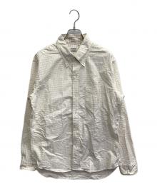 WORKERS（ワーカーズ）の古着「Modified 6 Button BD, Compact OX, Matilda Check SHIRT」｜ベージュ