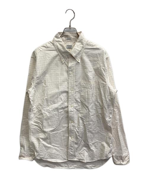 WORKERS（ワーカーズ）WORKERS (ワーカーズ) Modified 6 Button BD, Compact OX, Matilda Check SHIRT ベージュ サイズ:16の古着・服飾アイテム