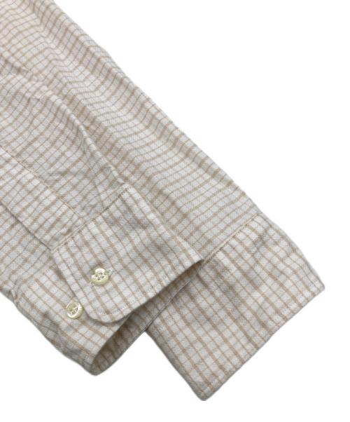 WORKERS（ワーカーズ）WORKERS (ワーカーズ) Modified 6 Button BD, Compact OX, Matilda Check SHIRT ベージュ サイズ:16の古着・服飾アイテム