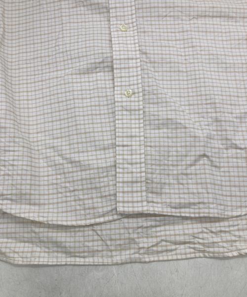 WORKERS（ワーカーズ）WORKERS (ワーカーズ) Modified 6 Button BD, Compact OX, Matilda Check SHIRT ベージュ サイズ:16の古着・服飾アイテム