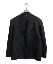 H BEAUTY&YOUTH（エイチ ビューティー&ユース）の古着「WOOL SILK BOXY 2B JACKET ジャケット」｜ブラック