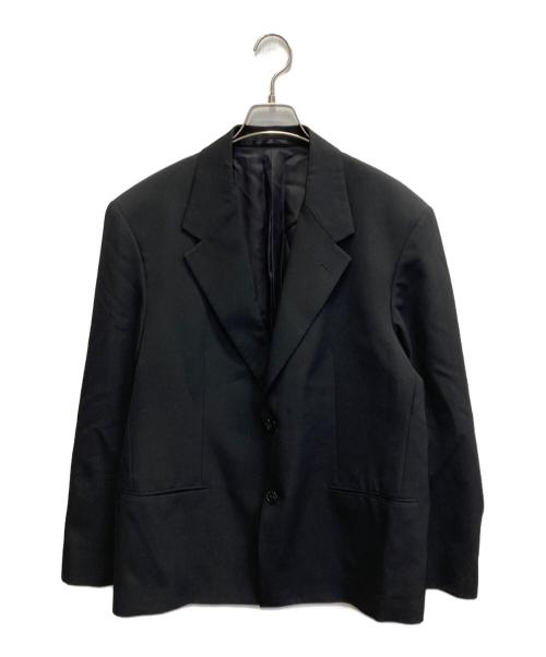 H BEAUTY&YOUTH（エイチ ビューティー&ユース）H BEAUTY&YOUTH (エイチ ビューティー&ユース) WOOL SILK BOXY 2B JACKET ジャケット ブラック サイズ:Mの古着・服飾アイテム