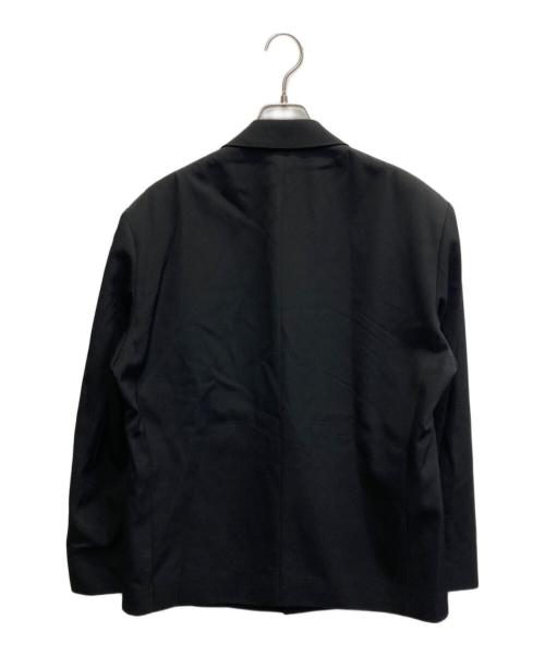 H BEAUTY&YOUTH（エイチ ビューティー&ユース）H BEAUTY&YOUTH (エイチ ビューティー&ユース) WOOL SILK BOXY 2B JACKET ジャケット ブラック サイズ:Mの古着・服飾アイテム