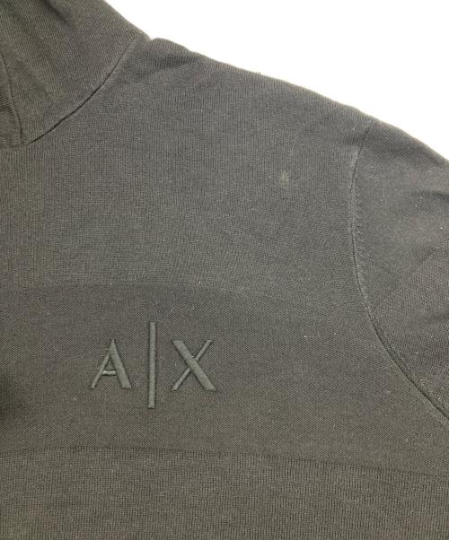 ARMANI EXCHANGE（アルマーニ エクスチェンジ）ARMANI EXCHANGE (アルマーニ エクスチェンジ) ジップパーカー ブラック サイズ:XLの古着・服飾アイテム