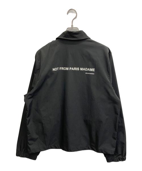 DROLE DE MONSIEUR（ドロール ド ムッシュ）DROLE DE MONSIEUR (ドロール ド ムッシュ) COLLARED NFPM JACKET ブラック サイズ:Sの古着・服飾アイテム
