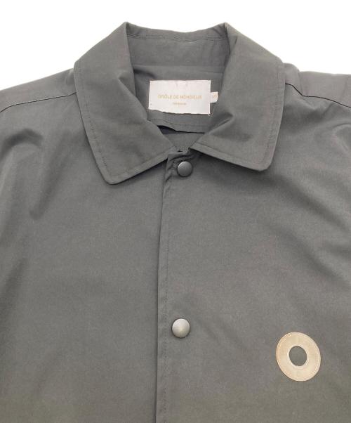 DROLE DE MONSIEUR（ドロール ド ムッシュ）DROLE DE MONSIEUR (ドロール ド ムッシュ) COLLARED NFPM JACKET ブラック サイズ:Sの古着・服飾アイテム