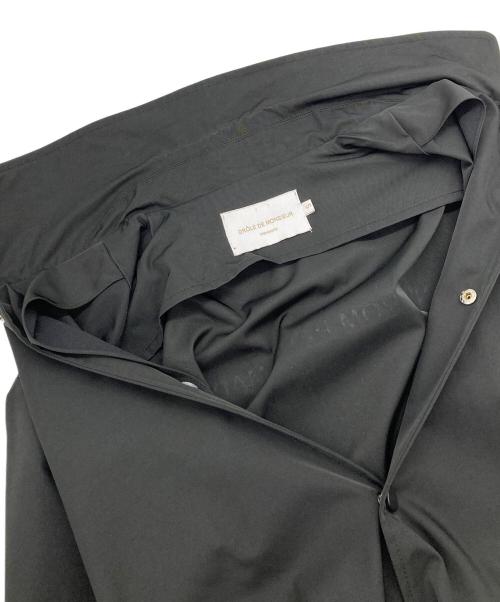 DROLE DE MONSIEUR（ドロール ド ムッシュ）DROLE DE MONSIEUR (ドロール ド ムッシュ) COLLARED NFPM JACKET ブラック サイズ:Sの古着・服飾アイテム