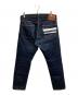 MOMOTARO JEANS (桃太郎ジーンズ) 出陣レーベルナローテーパードジーンズ ネイビー サイズ:W32×L33：14000円