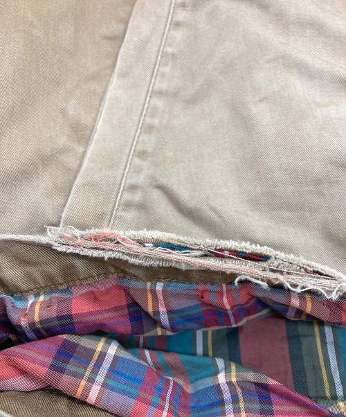POLO RALPH LAUREN（ポロ・ラルフローレン）POLO RALPH LAUREN (ポロ・ラルフローレン) 裏チェックスイングトップ ブラウン サイズ:Mの古着・服飾アイテム
