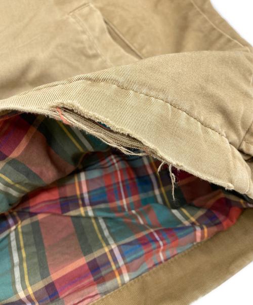 POLO RALPH LAUREN（ポロ・ラルフローレン）POLO RALPH LAUREN (ポロ・ラルフローレン) 裏チェックスイングトップ ブラウン サイズ:Mの古着・服飾アイテム