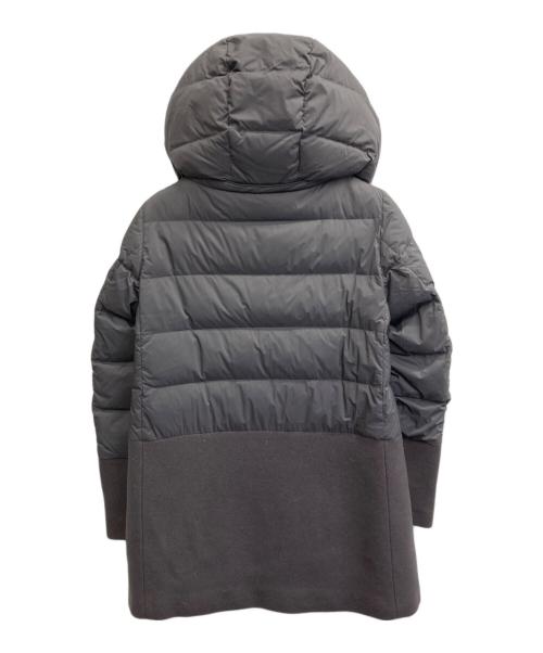 HERNO（ヘルノ）HERNO (ヘルノ) ウール×ダウン フーデットダウンコート/Wool x down hooded down coa グレー サイズ:38の古着・服飾アイテム