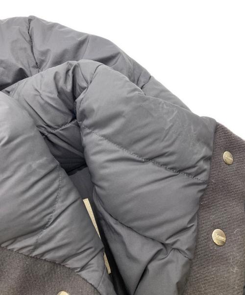HERNO（ヘルノ）HERNO (ヘルノ) ウール×ダウン フーデットダウンコート/Wool x down hooded down coa グレー サイズ:38の古着・服飾アイテム