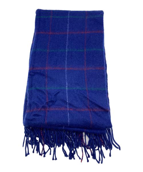 Vivienne Westwood（ヴィヴィアンウエストウッド）Vivienne Westwood (ヴィヴィアンウエストウッド) カシミヤマフラー ネイビーの古着・服飾アイテム