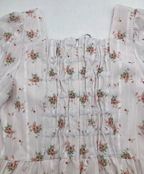 LAURA ASHLEY（ローラ アシュレイ）LAURA ASHLEY (ローラ アシュレイ) フリルスリーブブラウス ピンク サイズ:1の古着・服飾アイテム