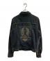 HARLEY-DAVIDSON (ハーレーダビッドソン) バッグ刺繍デニムジャケット ブラック サイズ:L：10000円