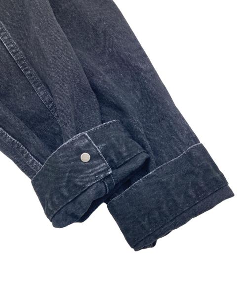 BROOKS BROTHERS（ブルックスブラザーズ）BROOKS BROTHERS (ブルックスブラザーズ) コットン ブラックデニム トラッカージャケット ブラック サイズ:S 未使用品の古着・服飾アイテム