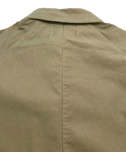 REMI RELIEF（レミレリーフ）REMI RELIEF (レミレリーフ) BEAMS PLUS (ビームスプラス) Balmacaan Coat　（玉虫） ベージュ サイズ:Sの古着・服飾アイテム