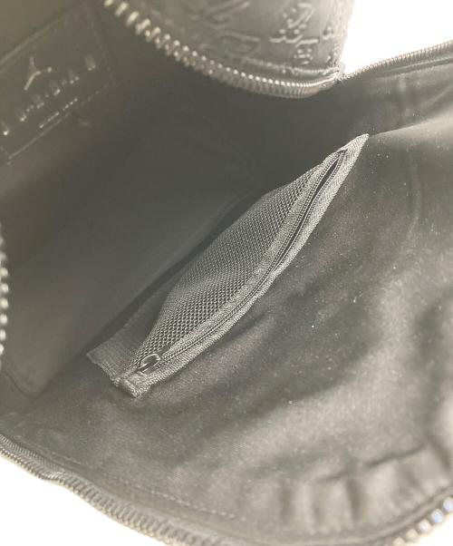 JORDAN（ジョーダン）JORDAN (ジョーダン) 24HO J モノグラム バックパック ブラックの古着・服飾アイテム