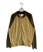 POLARポラール）の古着「Velour Ralph Jacket」｜ブラウン