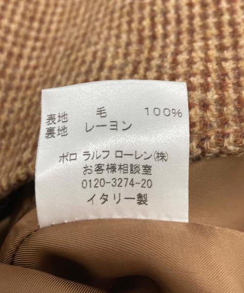 RALPH LAUREN（ラルフローレン）RALPH LAUREN (ラルフローレン) ウールテーラードジャケット ブラウン サイズ:11の古着・服飾アイテム