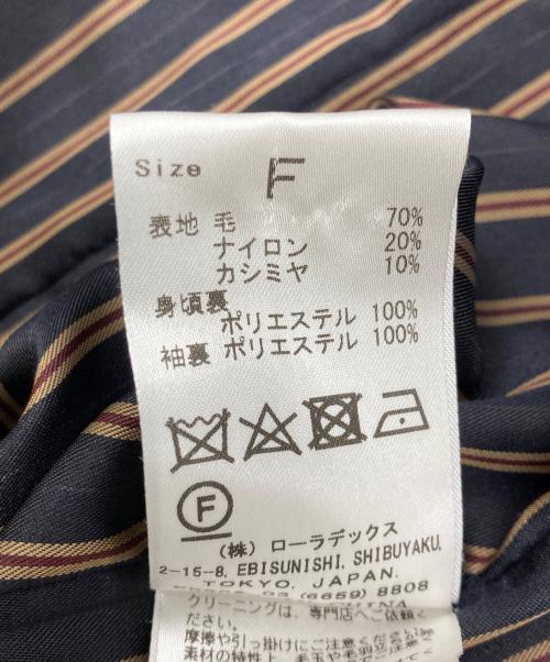 NOMBRE IMPAIR（ノンブルアンペール）NOMBRE IMPAIR (ノンブルアンペール) スタンドカラー コクーンコート ブラウン サイズ:FREEの古着・服飾アイテム