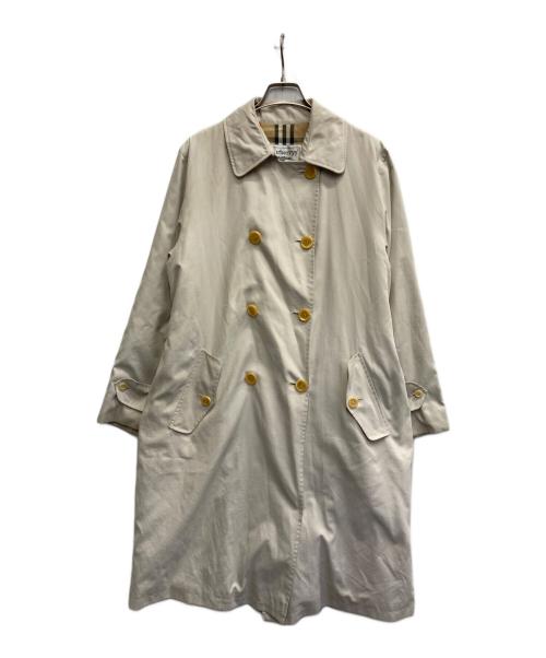 Burberry's（バーバリーズ）Burberry's (バーバリーズ) 裏ノバチェックトレンチコート ホワイト サイズ:不明の古着・服飾アイテム