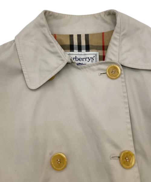 Burberry's（バーバリーズ）Burberry's (バーバリーズ) 裏ノバチェックトレンチコート ホワイト サイズ:不明の古着・服飾アイテム